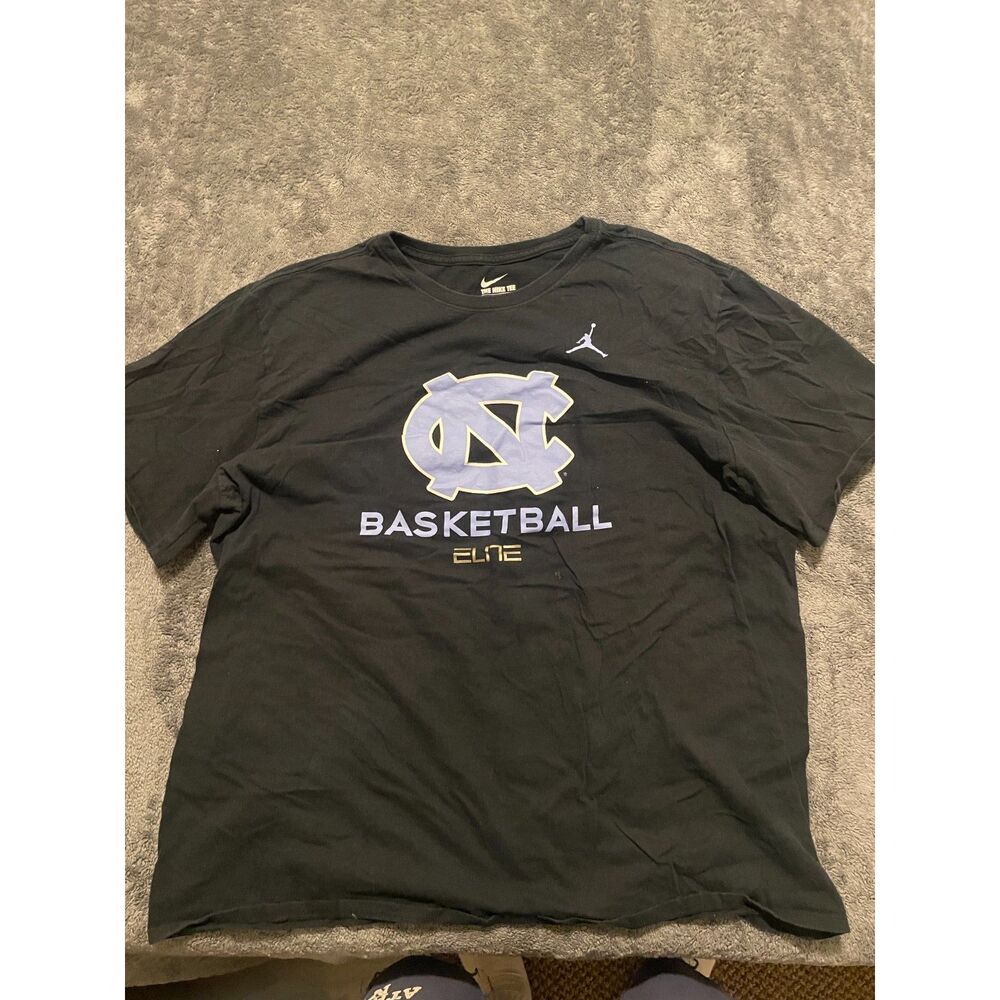 🐏 Nike UNC Tar Heels Black Basketball Shirt – Size XXL